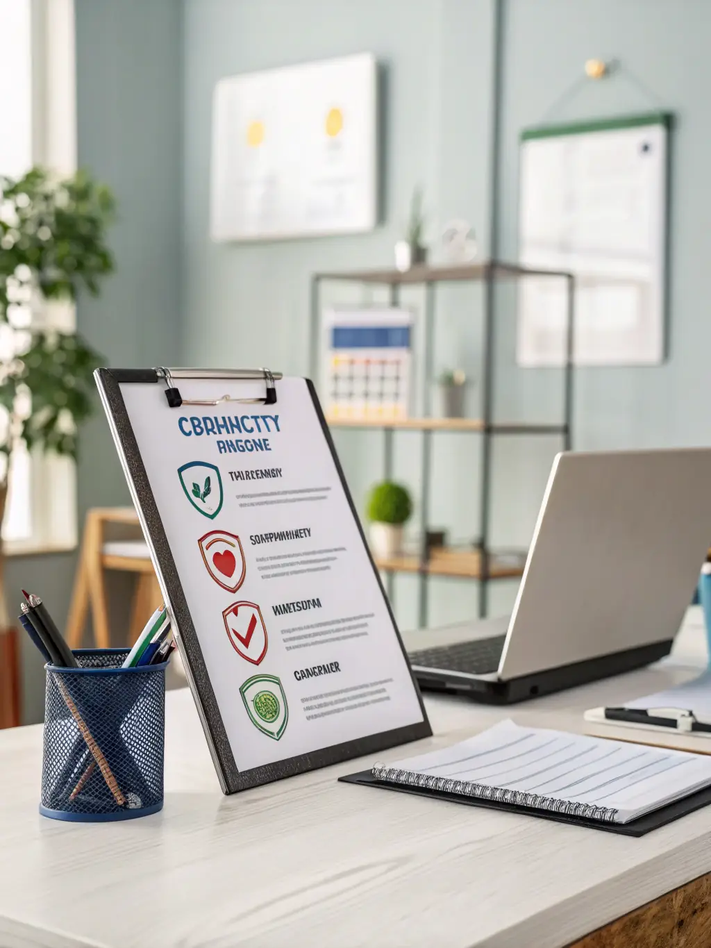 A detailed view of the ISO 27001 Security Management Box, showcasing the security checklists and implementation guides, with a focus on data protection and information security.